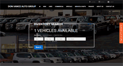 Desktop Screenshot of donvanceautogroup.com